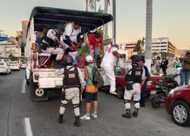 Guardia Nacional presta servicio de transporte público en Acapulco; este es el motivo