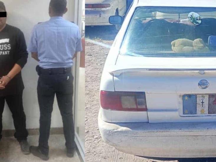 Diario Del Yaqui Detienen En Cajeme A Persona Que Conducía Auto Robado Traía Placas De La 6057