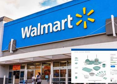 Walmart hace descuento de 2 mil 500 pesos a batería de cocina de 22 piezas