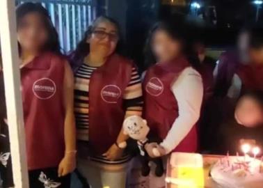 VIDEO | Con tremenda fiesta temática de AMLO, niña arma celebración en grande por su cumpleaños