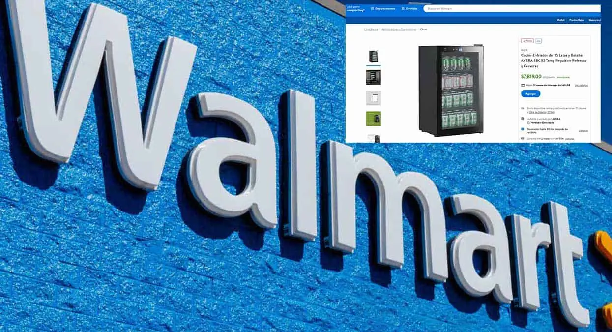 Walmart pone rebaja de 5 mil pesos a enfriador de cerveza con capacidad de 115 latas