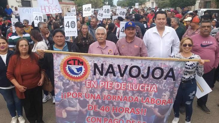 En Navojoa cetemistas piden acelerar la reforma de Reducción de Jornada Laboral