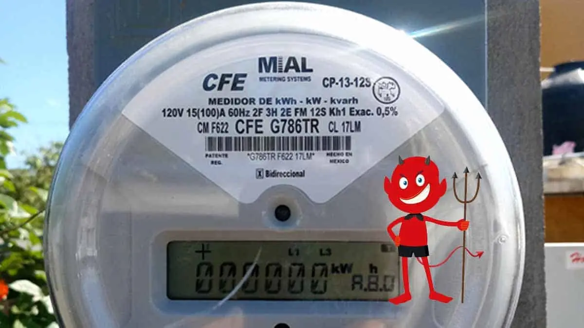 CFE: ¿qué hacer si encuentras un diablito en tu medidor de luz?
