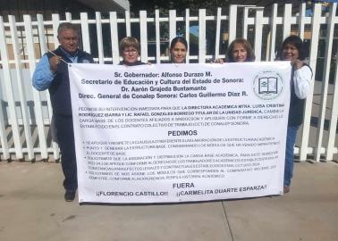 Docentes de Conalep trabajan bajo protesta en Navojoa