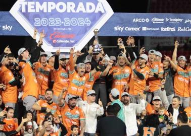 Naranjeros de Hermosillo derrotan a Venados de Mazatlán y obtienen su campeonato 17