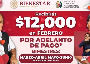 Pensión Bienestar: Dan a conocer fechas de pago adelantado de 12 mil pesos; así quedó el calendario oficial