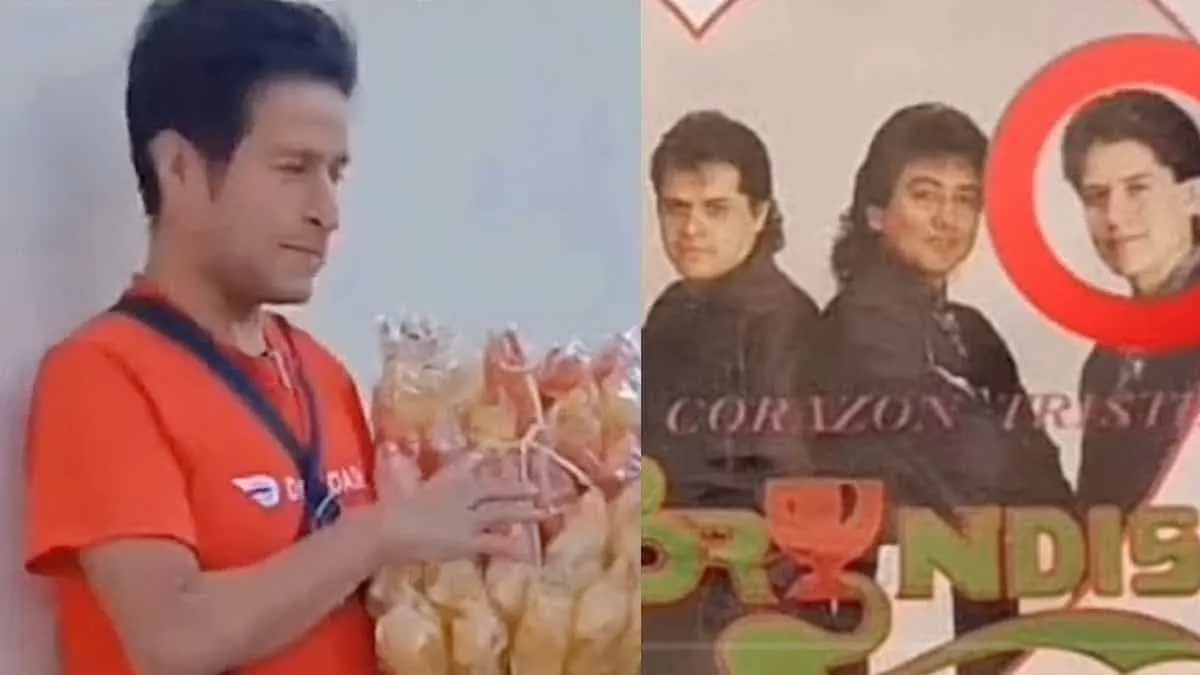 VIDEO | Vendedor de papas dice ser exvocalista del Grupo Bryndis y desata polémica