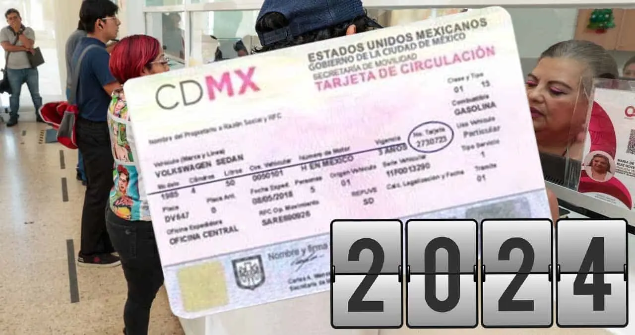 Este es el costo de la tarjeta de circulación en 2024