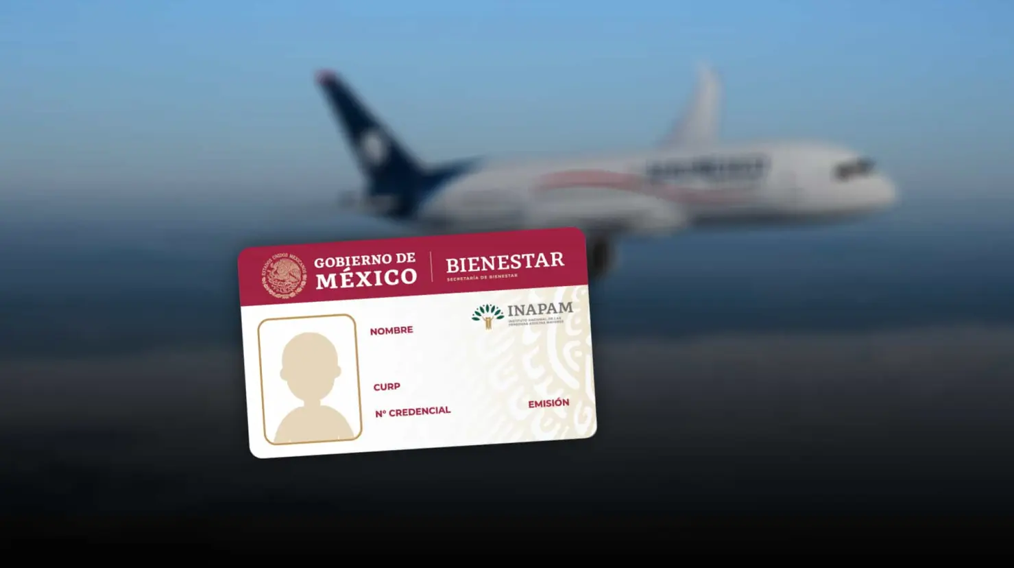 Aeroméxico ofrece este descuento a adultos mayores con tarjeta Inapam en 2024