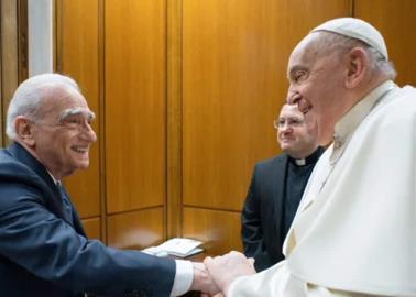 El papa Francisco recibe al director Martin Scorsese para hablar sobre película de Jesús