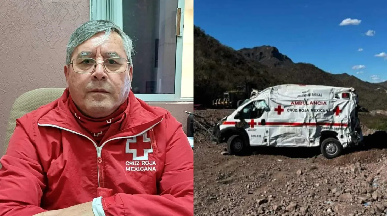 Fuera de peligro se reporta coordinador de Cruz Roja en Cajeme tras desbarrancarse en Yécora
