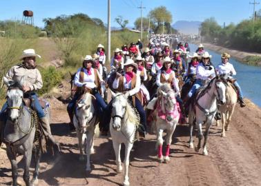 En Bácum se realiza la Cabalgata con aroma de mujer