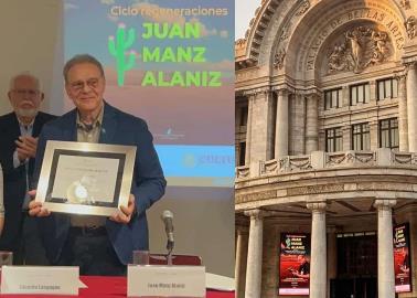 Homenaje en Bellas Artes para Juan Manz