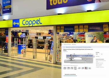 Coppel pone descuento de m&aacute;s de 2 mil pesos a esta m&aacute;quina de coser digital