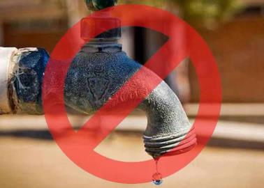 Se quedarán sin agua por reparaciones