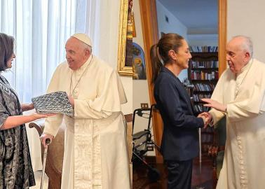 Xóchitl Gálvez y Claudia Sheinbaum se reúnen con el Papa Francisco