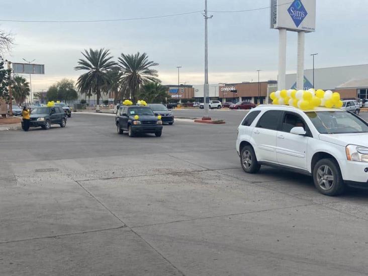 Diario Del Yaqui Con Caravana Concientizan Sobre El Cáncer Infantil En Navojoa