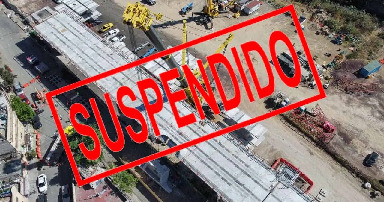 Suspenden obras del Tren Interurbano tras la muerte de un trabajador