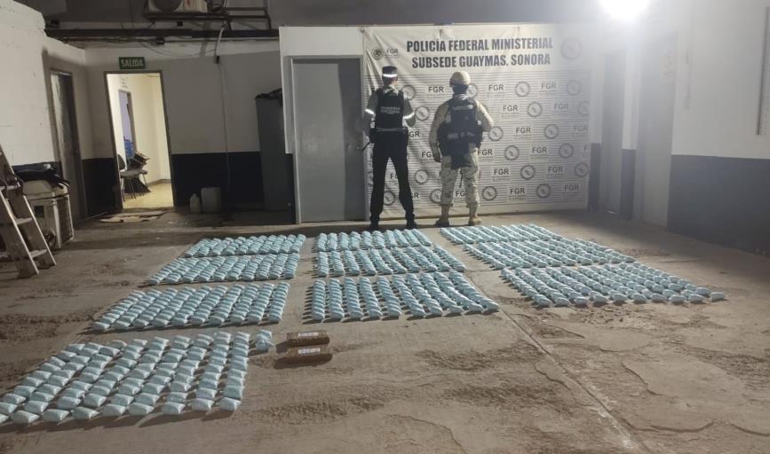 Decomisan dos millones de dosis de fentanilo en Guaymas