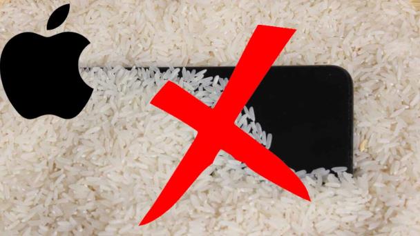 Recomendaciones de Apple si tu iPhone se moja;  olvida el arroz