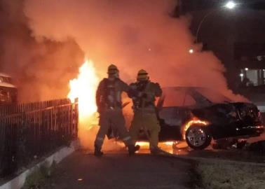 Impresionante choque en la calle Jalisco en Ciudad Obregón