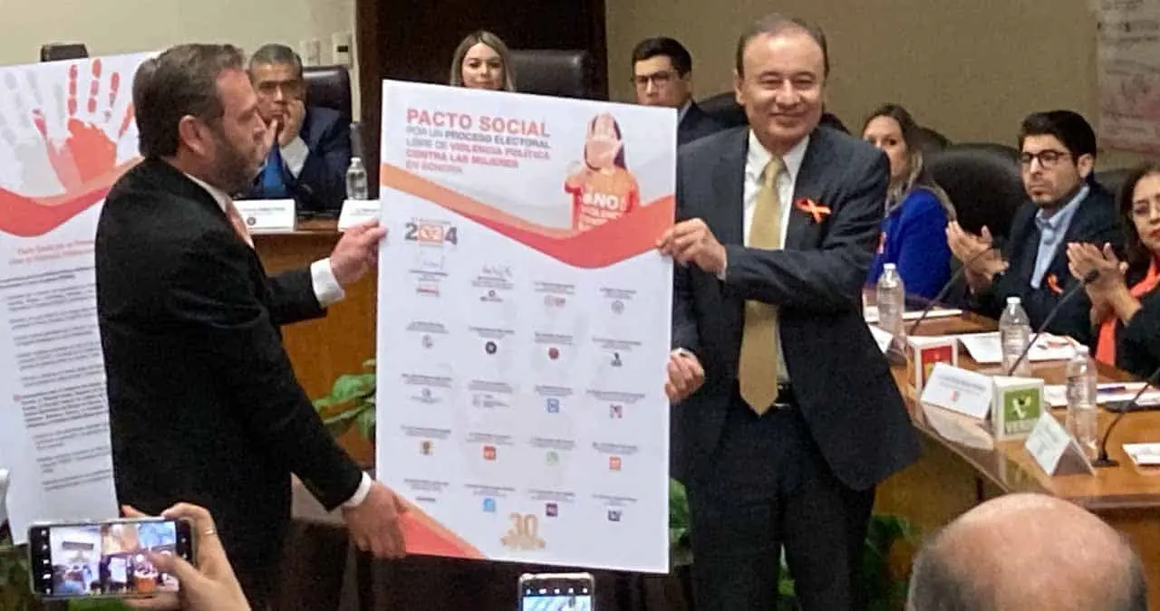 Firman pacto contra la violencia política