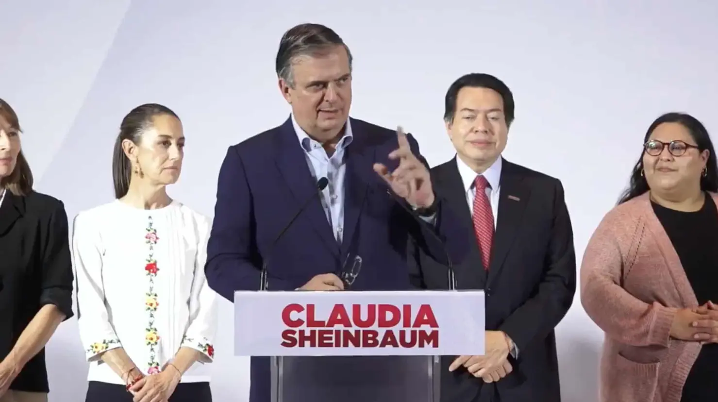 Marcelo Ebrard se suma al equipo de campaña de Claudia Sheinbaum