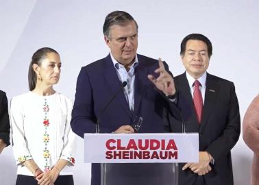 Marcelo Ebrard se suma al equipo de campaña de Claudia Sheinbaum