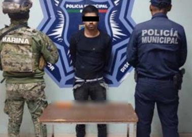 Autoridades capturan en Cajeme a sujeto con arma prohibida y droga