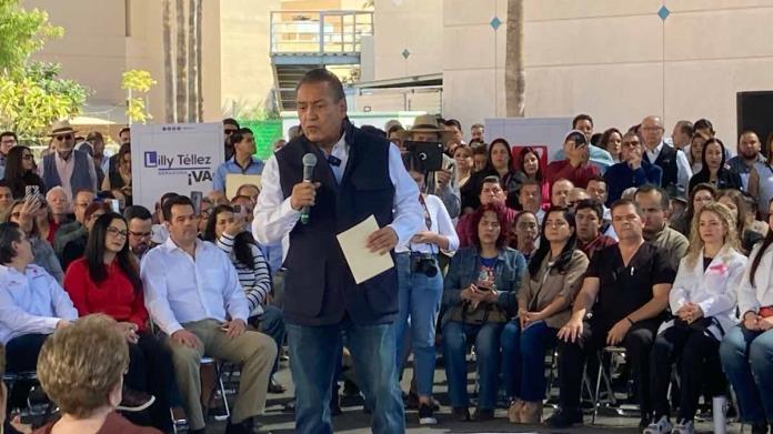 Manlio Fabio Beltrones y Lilly Téllez rumbo al Senado; prometen defender a los sonorense Manlio Fabio Beltrones y Lilly Téllez rumbo al Senado; prometen defender a los sonorense