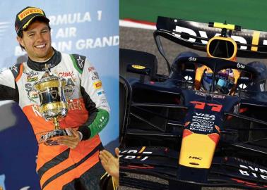 Checo Pérez se sube al podio en el Gran Premio Bahréin Checo Pérez se sube al podio en el Gran Premio Bahréin