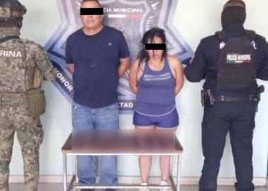 Pareja es detenida con droga en la calzada de Ciudad Obregón