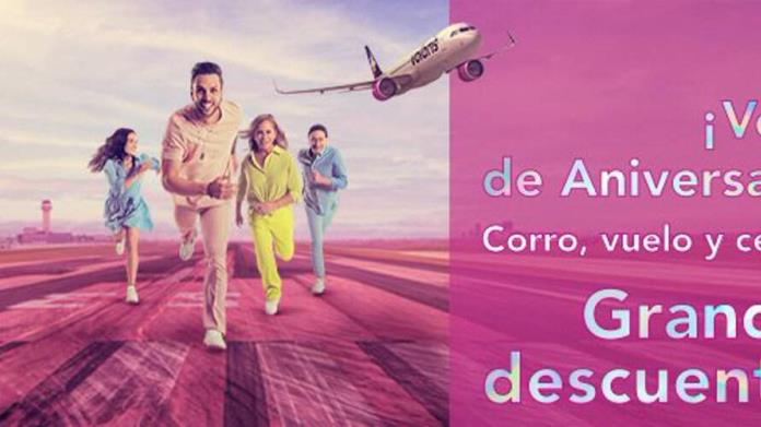 Vete de vacaciones con Volaris; por aniversario pone sus vuelos a mitad de precios
