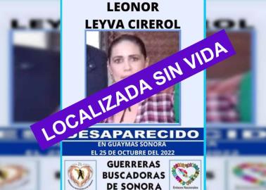 Localizan el cuerpo de Leonor Leyva en fosa clandestina en Sonora