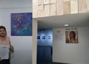 En honor a la mujer, inauguran muestra pictórica "Mujer de alas"