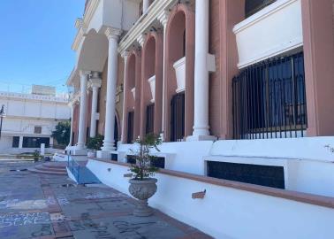 Borran pintas de marcha por el Día de la Mujer en Hermosillo pero queda evidencia de protesta Borran pintas de marcha por el Día de la Mujer en Hermosillo pero queda evidencia de protesta