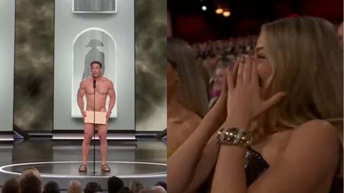VIDEO | Por este motivo John Cena presentó desnudo el premio Óscar