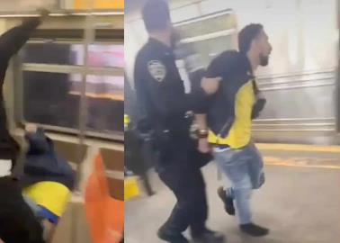 Hombre recibe disparo en la cabeza con su propia arma durante pelea en el Metro de NY