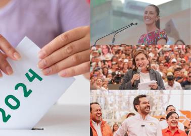 Elecciones 2024: ¿Cuál es la intención de voto para Sheinbaum, Gálvez y Maynez, según encuestas?