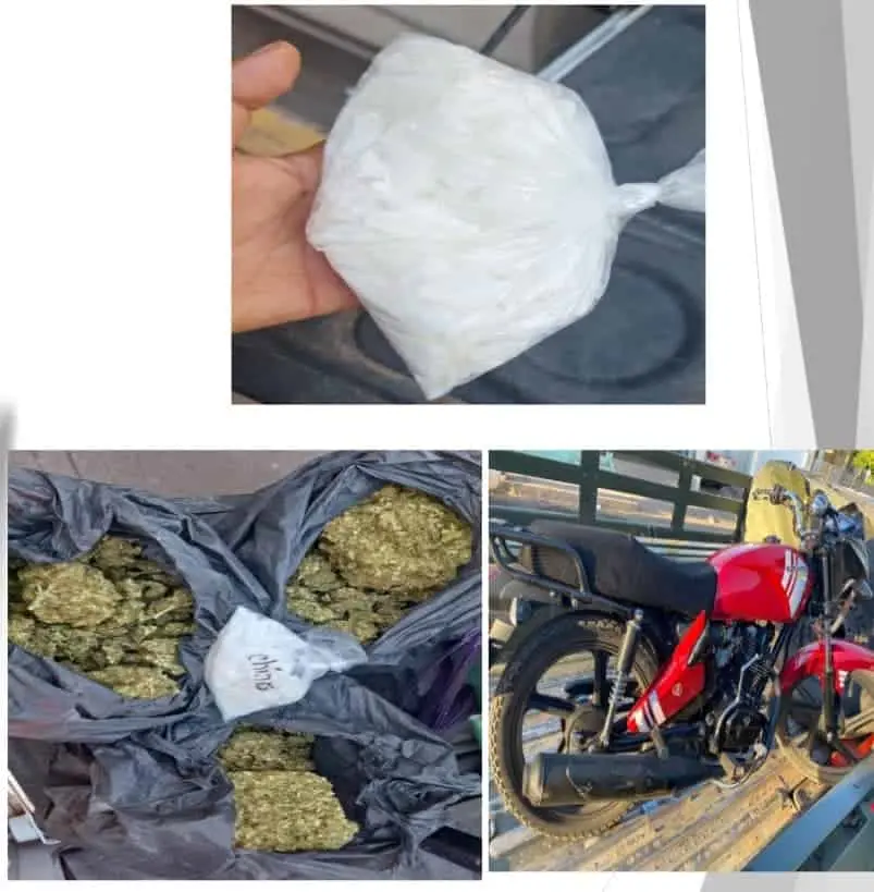 En Cajeme capturan a dos motociclistas con droga