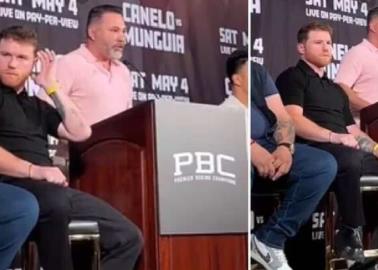 "Canelo" Álvarez y Óscar de la Hoya protagonizan nuevo agarre y le revira fuerte al "Golden Boy"