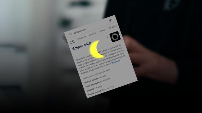 Escribe “eclipse solar” en tu teléfono y verás un hermoso efecto, ¿cómo hacerlo? Escribe “eclipse solar” en tu teléfono y verás un hermoso efecto, ¿cómo hacerlo?