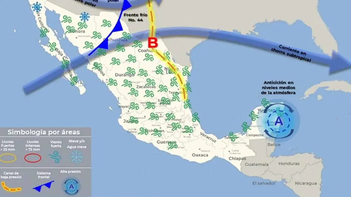 Clima en Sonora: Alertan por fuertes vientos y descenso en las temperaturas por frente frío 44