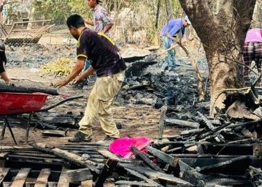 Piden ayuda para familias que perdieron sus pertenencias en un incendio en Pueblo Yaqui