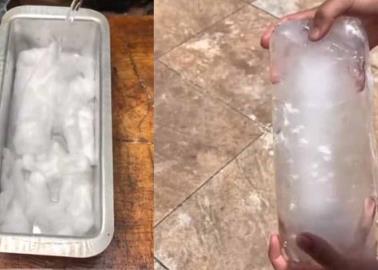 VIDEO | Así puedes hacer el famoso "hielo eterno" para enfriar tus bebidas en esta temporada