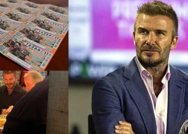 ¿David Beckham busca sacarse la lotería en México?