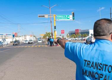Instalan semáforo en la entrada sur de Ciudad Obregón