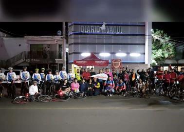 OBR en Bici festeja el 82 aniversario de Diario del Yaqui