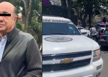 VIDEO | Jesús Murillo Karam ya cumple prisión domiciliaria; fue escoltado por la GN