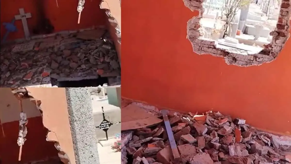 Sigue el saqueo de tumbas en panteón de Ciudad Obregón